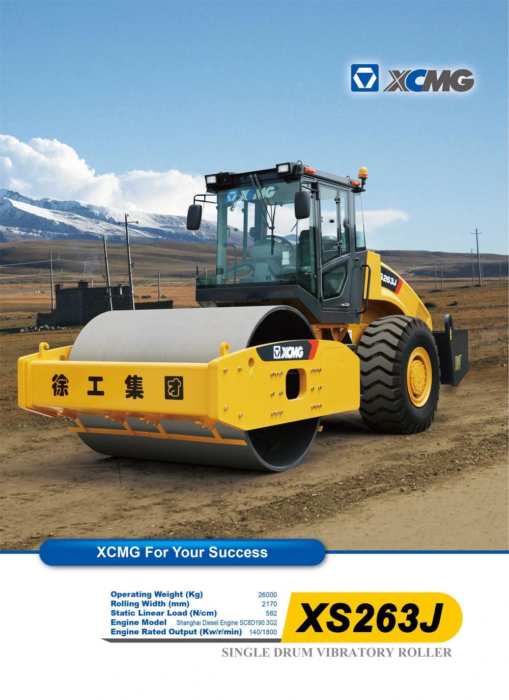 XCMG Official Manufacturer Xs263j 26ton Single Drum Road Roller/Compactor