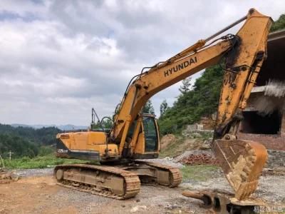 Used Mini Medium Backhoe Excavator Hyundai R225LC-9t Construction Machine Second-Hand