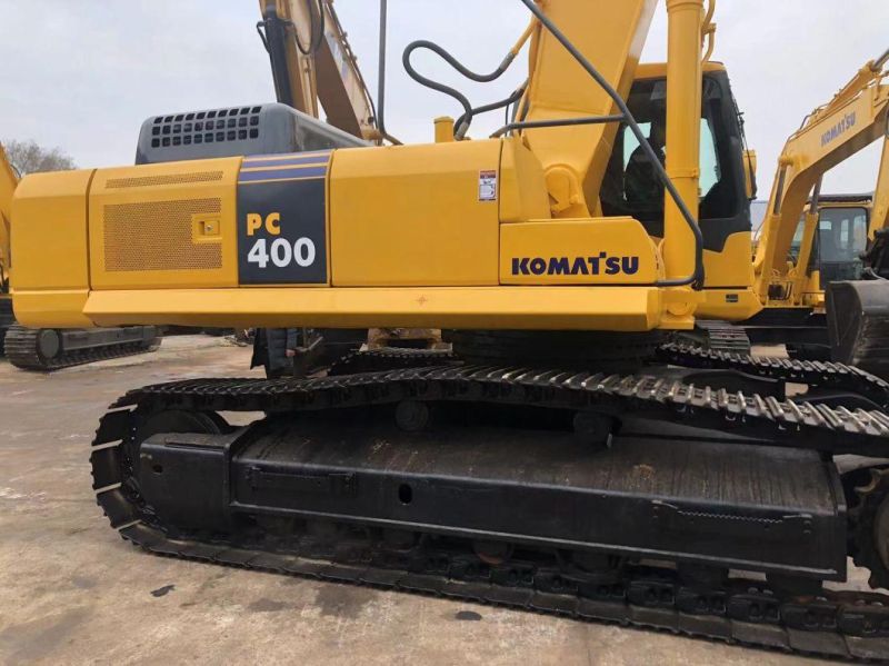 Japan Origin Low Working Hour 2016 Used Komasu PC400-7 40t Crawler Excavator with Hammer