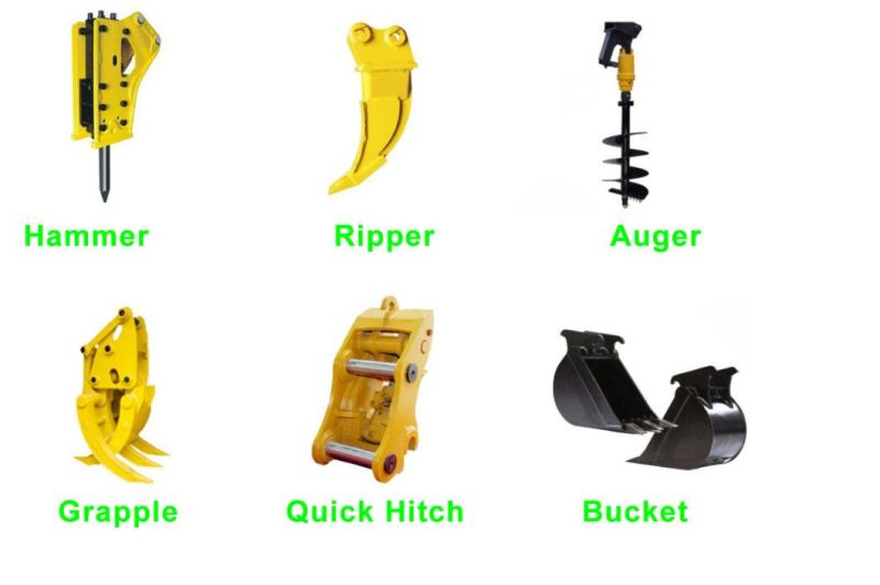Hixen Mini Digger From 0.8 Ton to 3.5 Ton Hot Selling 2022