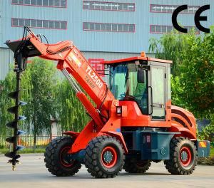 Chinese Construction Machinery Telescopic Front End Wheel Loader Tl2500