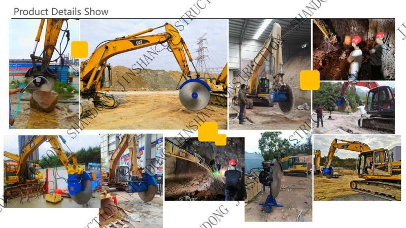 Quality Quarry Excavator Rock Cutting Blade Rock Saw for Sale