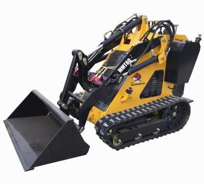 Crawler Rubber Track 25HP Diesel Engine Power Hydraulic Mini Track Skid Steer Loader