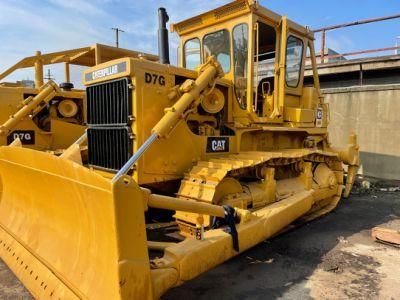 Used Cat D7g D7h D7r D6r D6d D5m Crawler Bulldozer Made in Japan 20 Tons Dozer Tractor Charger