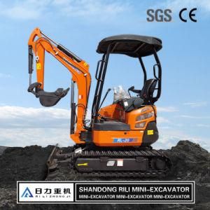 China2000kg Homemade Mini Excavator Garden Mini Excavator for Sale