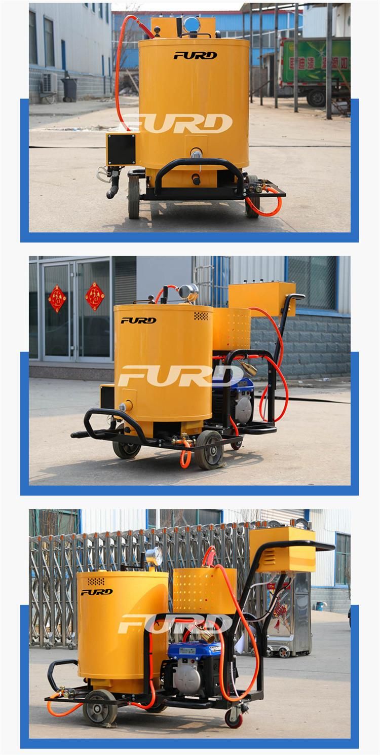 Hand-Push Small Gasoline Asphalt Crack Sealing Machine for Sale