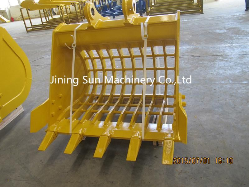 Excavator Skeleton Bucket for Cleaning The River