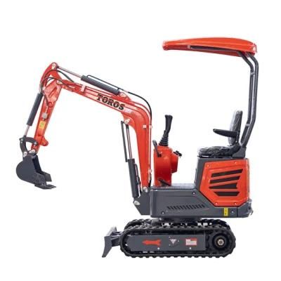 Free Shipping China Wholesale Mini Small Digger Hydraulic CE/EPA Compact Crawler Mini Excavator 2 Ton 1 Ton 1.2 Ton Best Prices