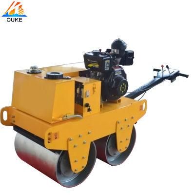 Walk Behind Big Double Drum Compactor Road Roller