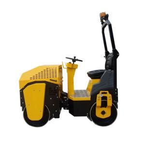1 Ton High Quality Vibratory Ride-on Ground Compactor Tandem Construction Machine Road Roller