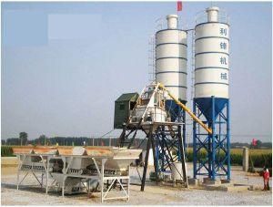 Trailer Type Double Hzs120 Concrete Recycle Mixing Plant with High Quality