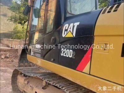 Secondhand Best Selling Hydraulic Machinery Cat 320d2 Medium Excavator in Good Condition for Sale