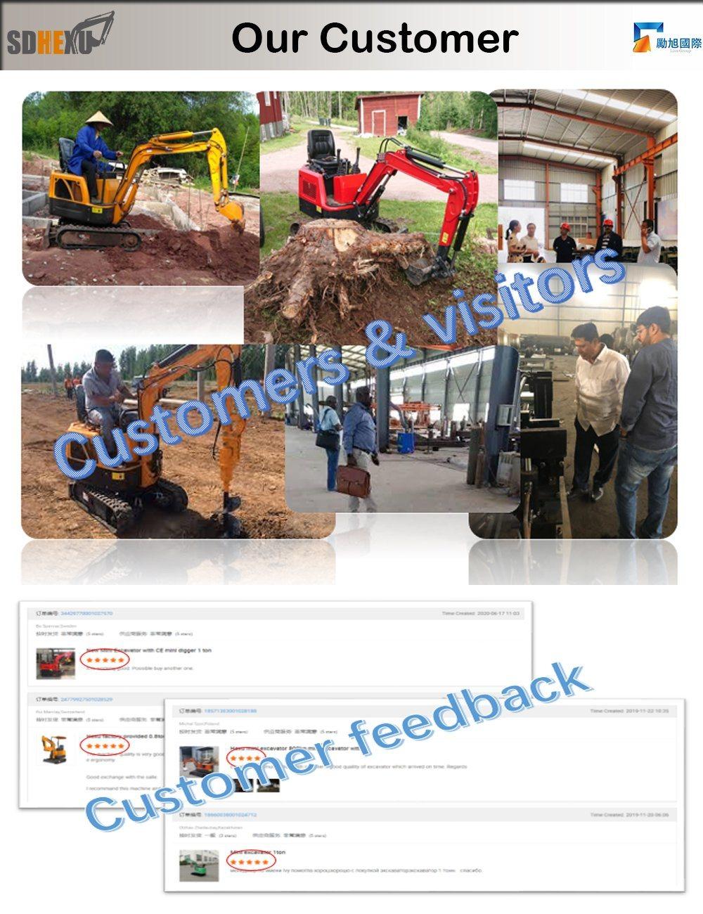 1ton 1.6ton 2ton 2.2ton Cheap Small Excavators for Sale Mini Excavators CE EPA China Cheap Price New Crawler Small Hydraulic Micro Mini Excavator Digger 5% off