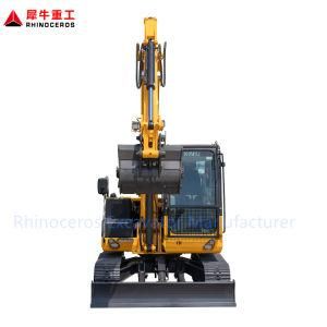 Rhinoceros 8ton Crawler Excavator for Sale, High-End Quality