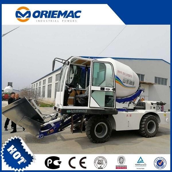 China 4m3 Self Loading Concrete Mixer with One-Piece Frame