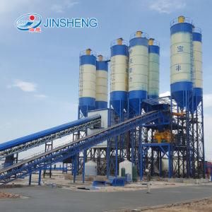 Hzs120 Electrical Belt Conveyor Ready Mixed Stationary Concrete Batching Plant