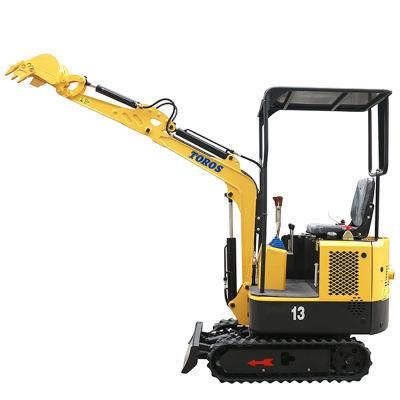 Commercial Rubber Track Excavator Machines Mini Excavator Digger