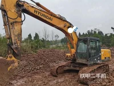 Used Mini Medium Backhoe Excavator Hyundai R225LC-7 Construction Machine Second-Hand