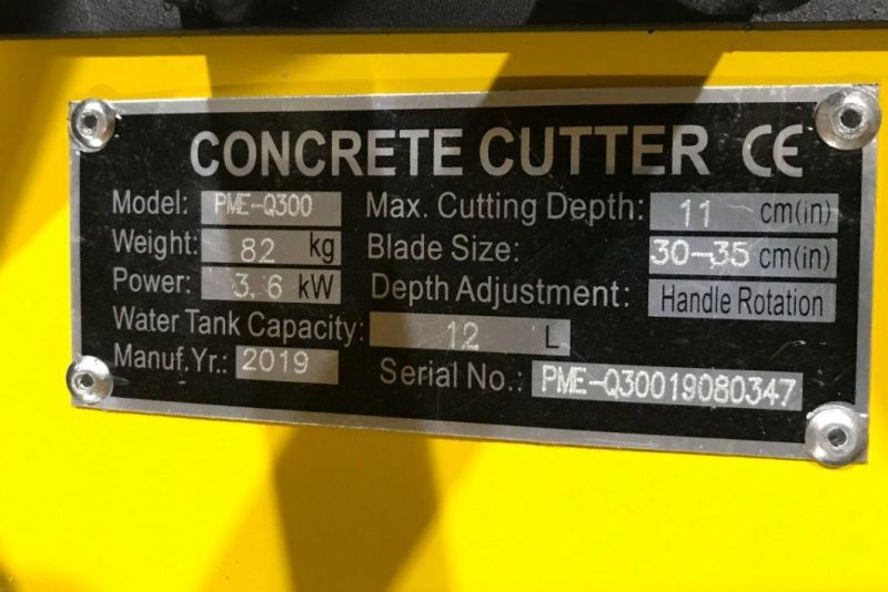 Pme-Q300 Construction Concrete Cutter