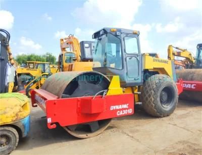 Used Single Road Roller Dynapac CA301D Vibratory Smooth Drum Roller