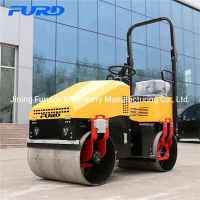 1000 Kg Mini Hydraulic Vibratory Roller Compactor for Asphalt Compaction (FYL-890)