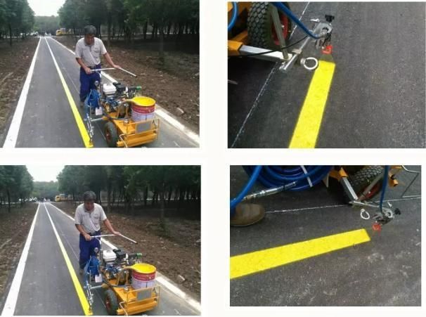 Hand Push Road Cold Spray Line Drawing Machine Runway Marking Equipment