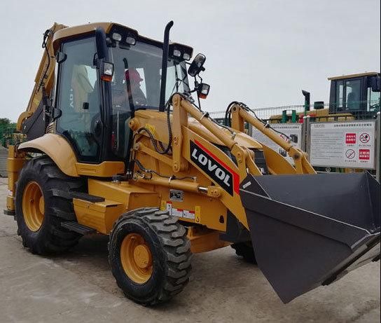 Lovol High Quality Brand New 0.18 Cbm Bucket Backhoe Loader Flb468-II