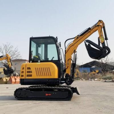 Hot Sale 3 Ton Mini Digger with Riddle Bucket