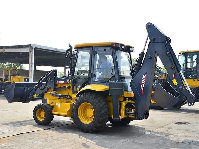 Xc870K 4X4 Mini Small Tractor Excavator Towable Backhoe Loaders