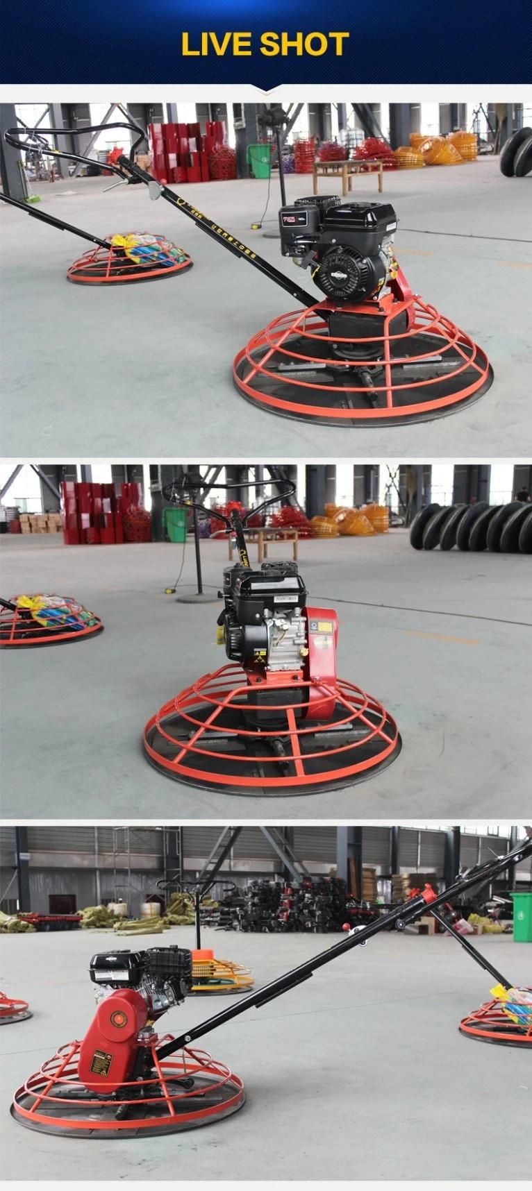 900mm Concrete Pavement Trowel Surface Polishing Trowel Machine