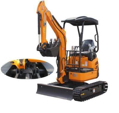 Farm Garden Machinery Mini Crawler Excavators 2000kgs with Tilting Bucket