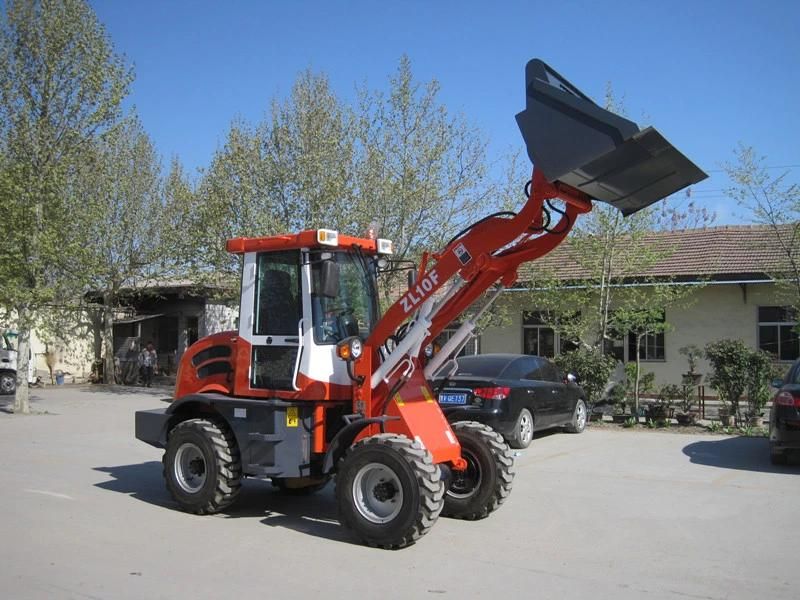 Zl10 China Manufacturer 1000 Kg Mini Agricultural Wheel Loader for Sale