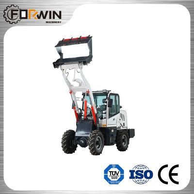 Multifunctional Customized Compact Hydraulic Front-End Single Bucket Small Wheel Loader with Low Noise Cab