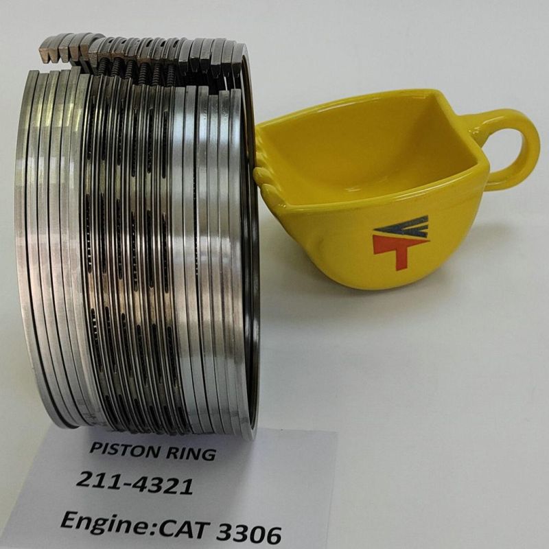 High Quality Diesel Engine Mechanical Parts Piston Ring 211-4321 for Excavator E330b Wheelloader 966f 966g Buildozer D6d D6g D6h Engine 3306 Generator Set