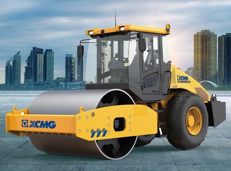 XCMG Official 12 Ton Road Roller Compactor Machine Xs123 Small Single Drum Vibratory Road Roller Price for Sale