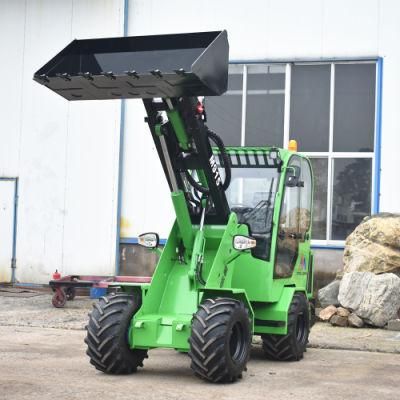 CE EPA 1.5ton Farm Garden Front End Shovel Bucket Small Mini Articulated Telescopic Wheel Loader for Sale