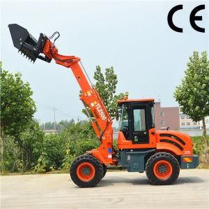 Construction Building Lifting Equipment Telescopic Wheel Loader Tl2500 for Sale