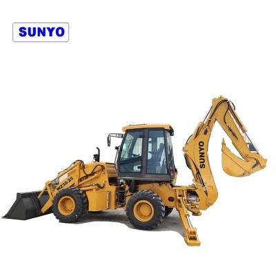 Sunyo Wz30-25 Model Backhoe Loader Is Mini Wheel Loader and Mini Excavator as Best Construction Equipments