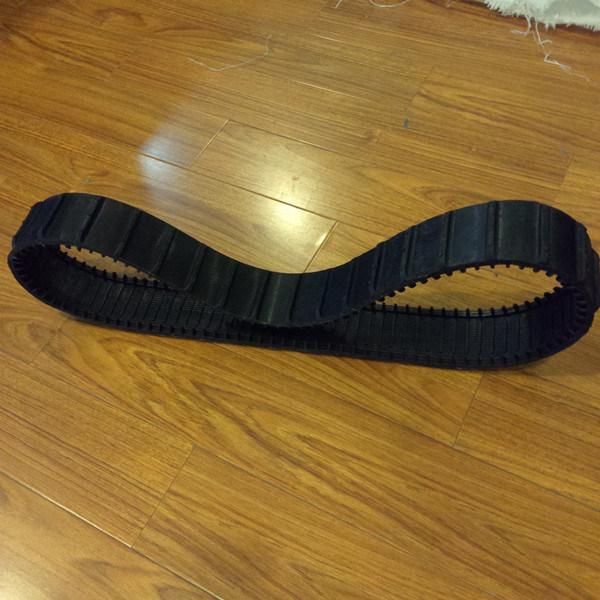 80mm Width Rubber Track for Robot, Wheels Available (80-15-108)