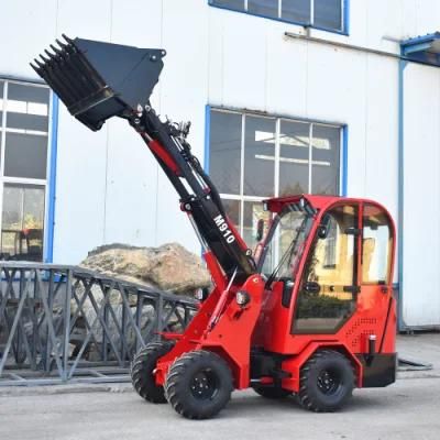 Best Rated Hydraulic 1000kg Mini Loader Telescopic Wheel Loaders Made in China with CE/EPA