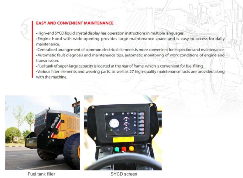 Sany Stg170 Motor Grader for Road Construction