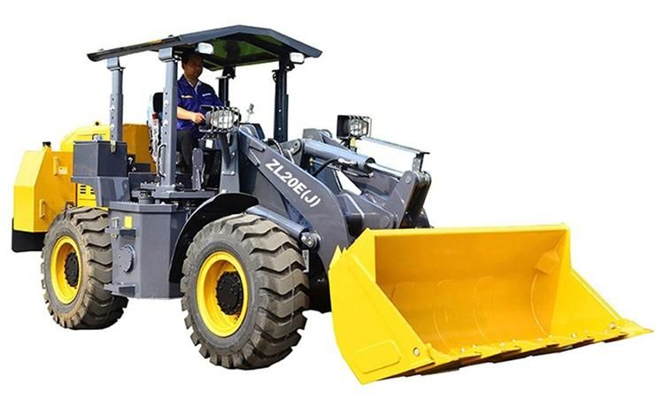 XCMG Official Zl20e (J) Mining Machine 2 Ton Mini Underground Mining Wheel Loader Price