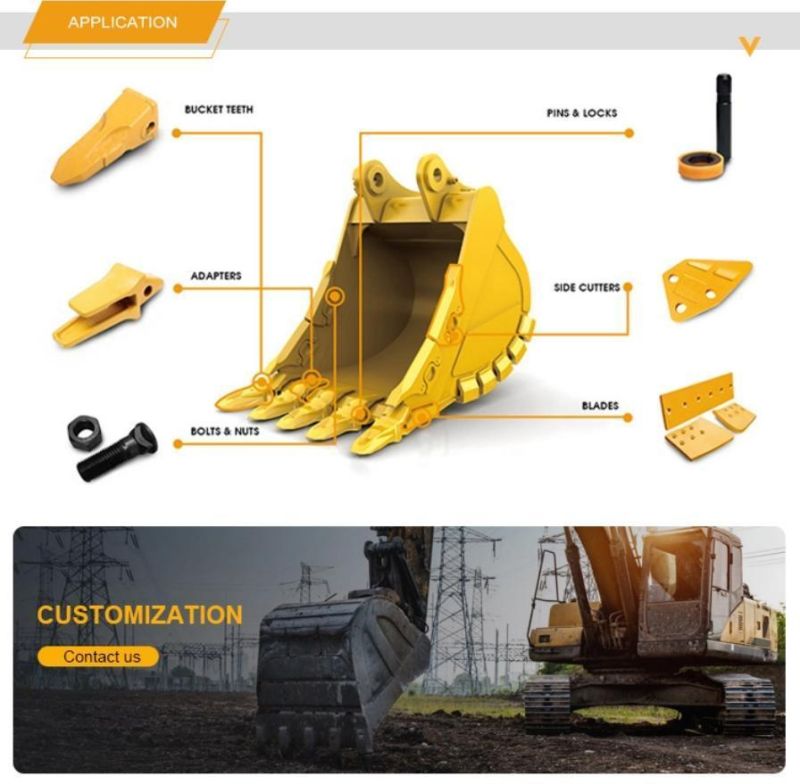 140-70-11170 Bulldozer Parts Boron Steel Ground Engaging Tools End Bit