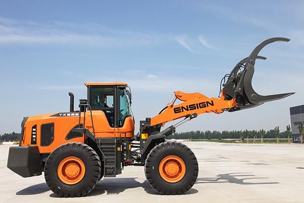 Ensign Yx655 5 Ton Wheel Loader with Attachment Log Grapple