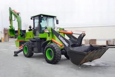 China New Type Mini Wheel Loader Backhoe with CE