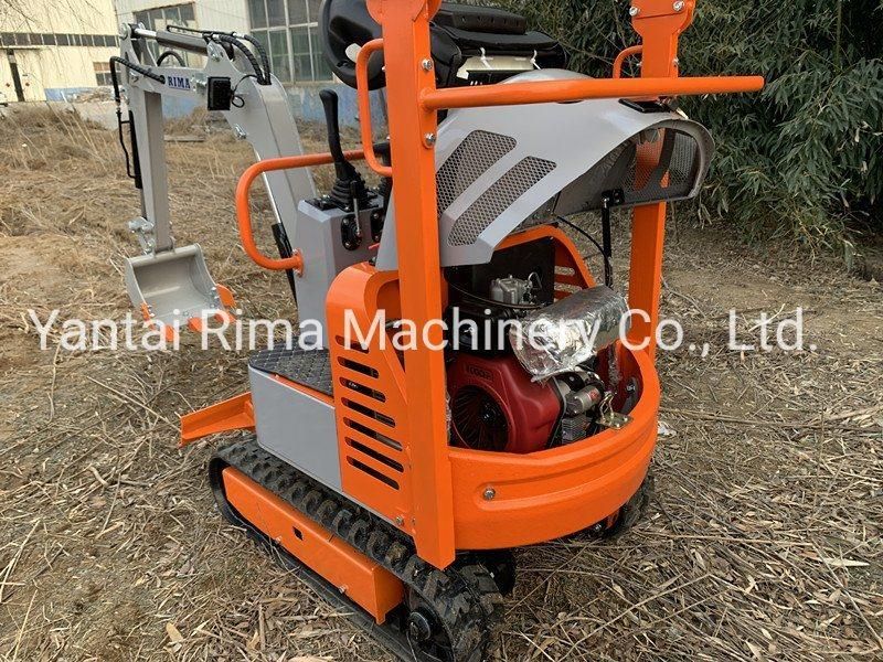 1 Ton Construction Equipment Small Engineering Excavator with Swing Boom