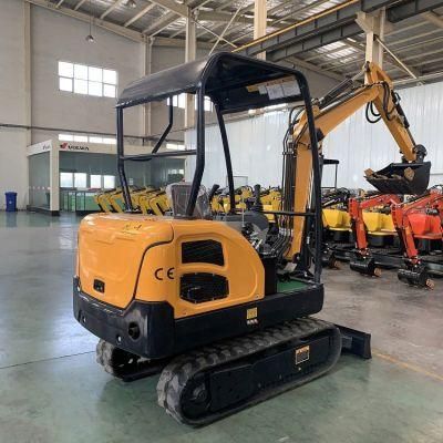 2.2 Tons Chinese Brand Mini Crawler Excavator with CE Certificate Rubber Track for Sale