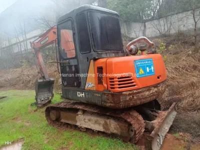 Used Cheap Doosan Dh55 Mini Excavator Wholesale Good Condition