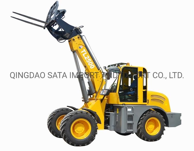 Wheel Loader 2.5ton Telescopic Wheel Loader Small Wheel Loader