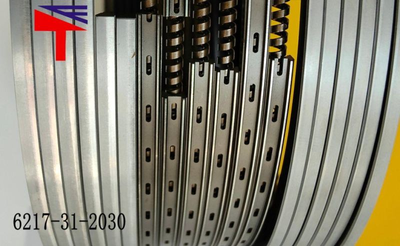 Diesel Engine Mechanical Parts Piston Ring 6217-31-2030 for Wheel Loaders Parts Wa500-3 Construction Bulldozer Parts D155A-3-5 Engine Parst HD325-6 SAA6d140-3